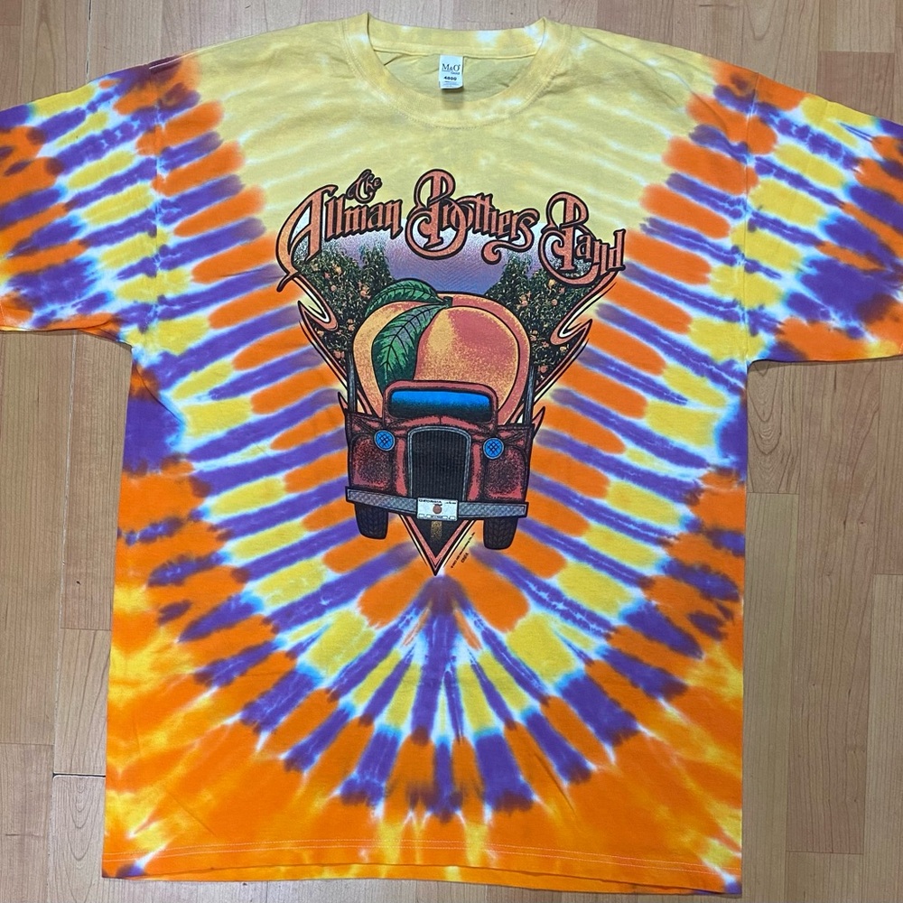 The Allman Brothers Band Men’s Tie Dye Shirt Available in M…